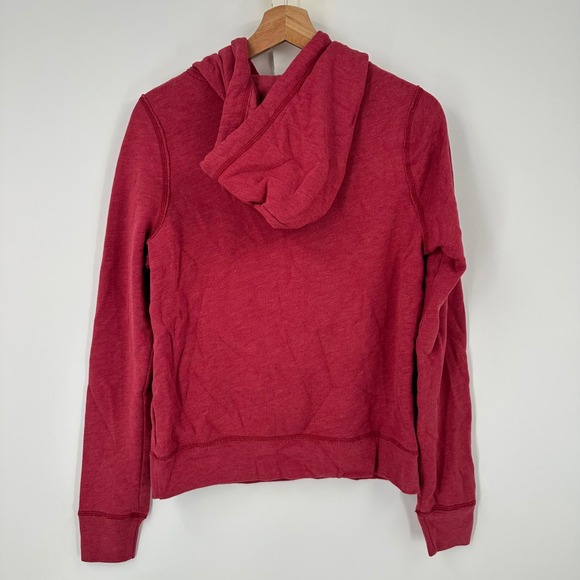 Abercrombie & Fitch Hoodie Womens Small Red Logo‎ Pullover Sweatshirt Soft AF - Picture 5 of 10